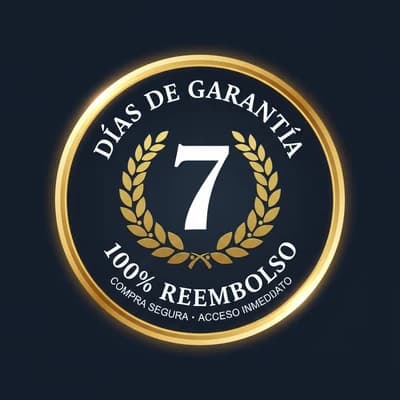 Sello garantía 7 días · 100% reembolso · compra segura · acceso inmediato