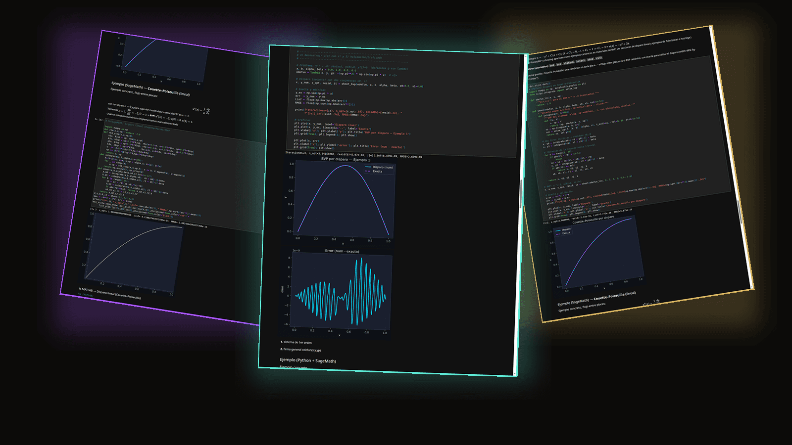 Los cuadernos ejecutables corriendo en Jupyter, con la paleta oscura del curso