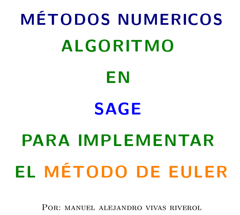 Metodo Euler SAGEMATH